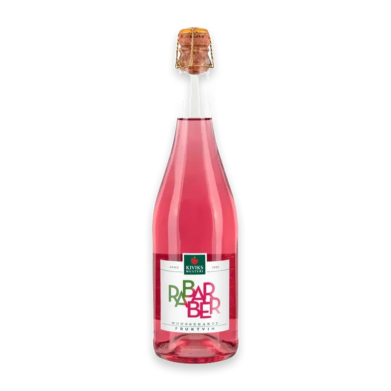 Mousserande Rabarbervin 0.5% 75cl