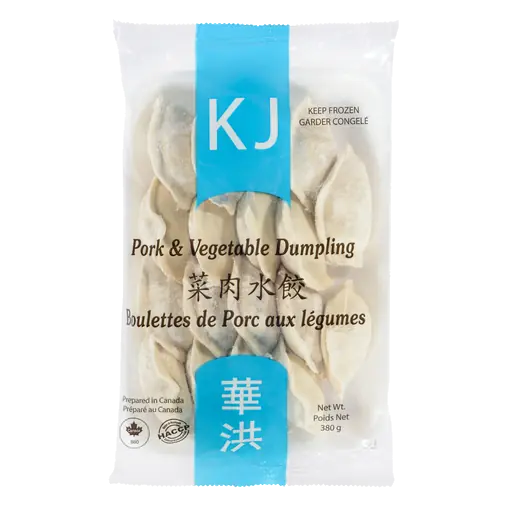 Frozen Dumpling Vegetable & Pork 380 g