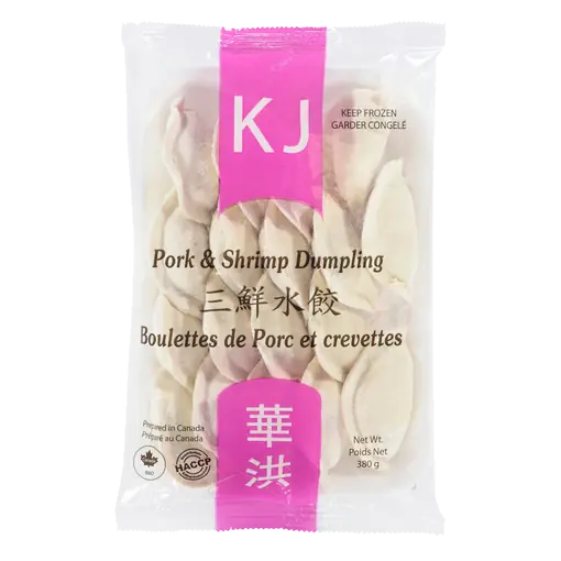 KJ Frozen Dumplings Shrimp & Pork 380 g