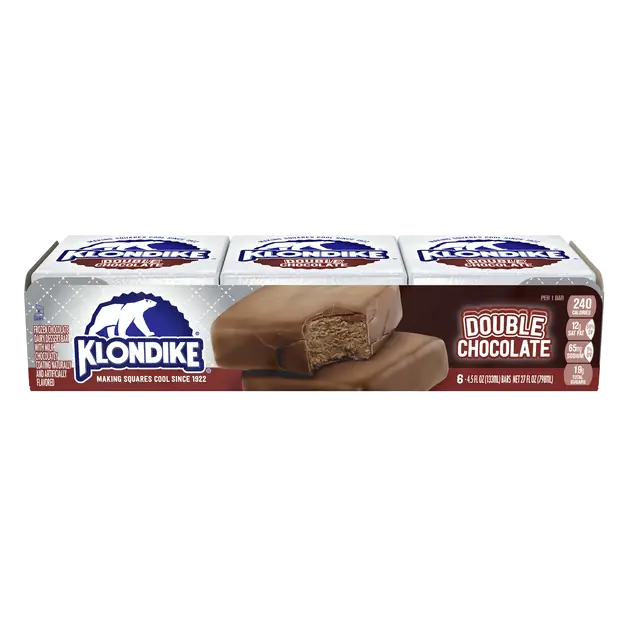 Double Chocolate Ice Cream Bars - 6 ct