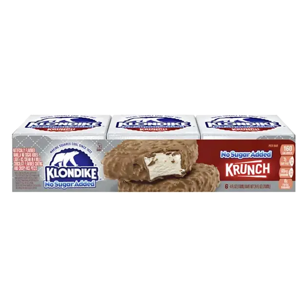 Ice Cream Bars, No Sugar Added, Krunch