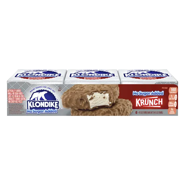 No Sugar Added Krunch Ice Cream Bars - 6 ct