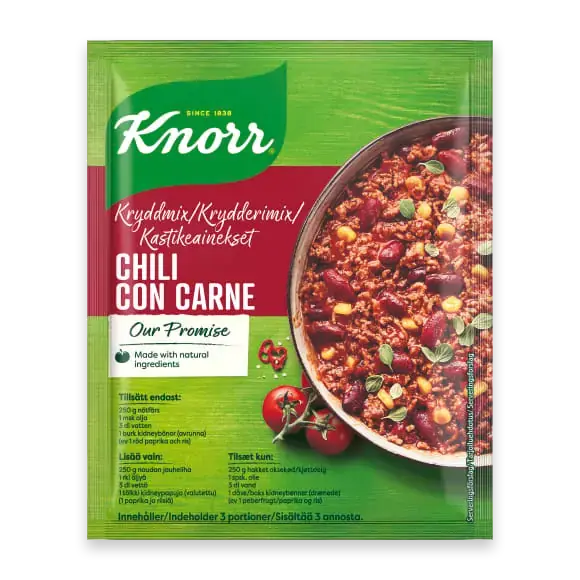 Chili C Carne Kryddmix/3 Port