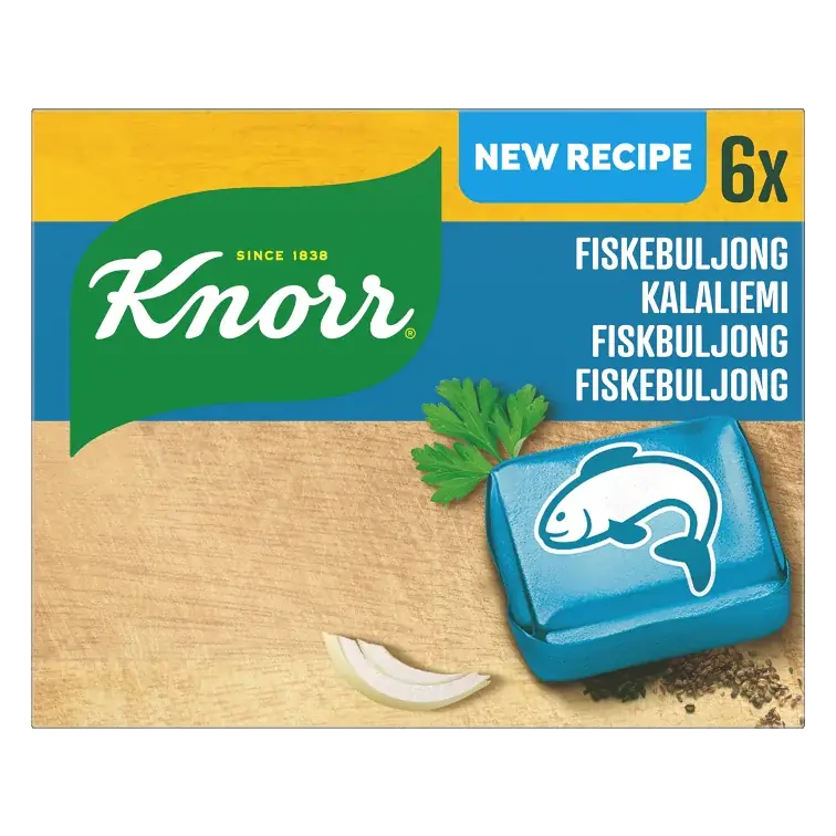 Fiskbuljongtärningar 6-p 3l