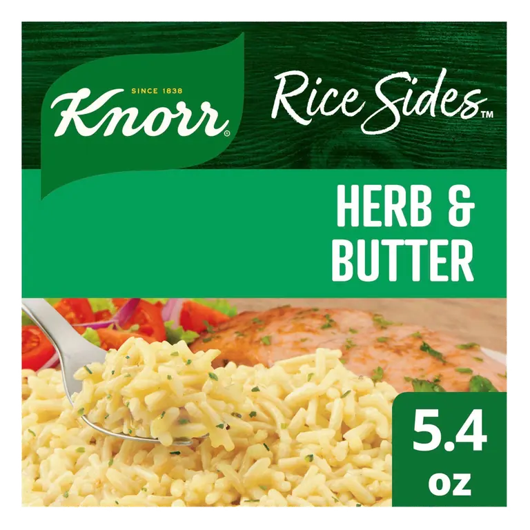Herb & Butter Flavor Rice & Pasta Blend in a Delicate Butter Flavored & Herb Sauce