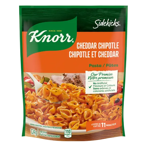 Side Dishes Cheddar Chiptole Pasta For Restaurant-Inspired Dinner 124 g