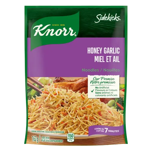 Sidekicks Noodles Honey garlic Side Dish Quick And Easy To Prepare 162 g