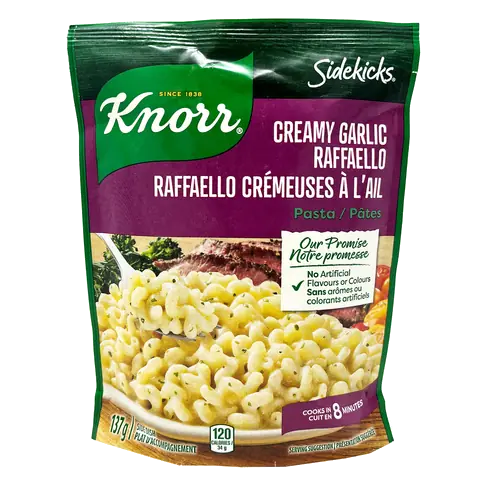 Sidekicks Pasta Side Creamy Garlic Raffaello 137 g