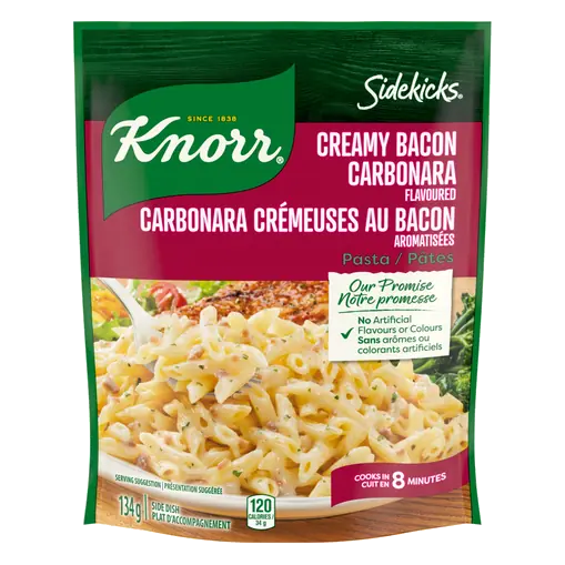 Sidekicks Pasta Side Dish Creamy Bacon Carbonara 134 g