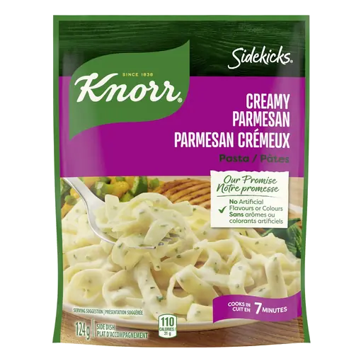 Sidekicks Pasta Side Dish Creamy Parmesan 124 g