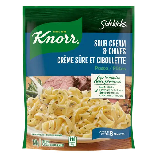 Sidekicks Pasta Side Dish Sour Cream & Chives For A Quick Meal 120 g