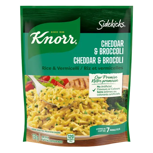 Sidekicks Rice Side Dish Cheddar & Broccoli For A Quick Rice Dish 130 g