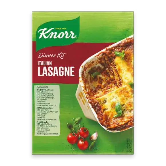 Lasagne Italian Dinnerkit 4 Port