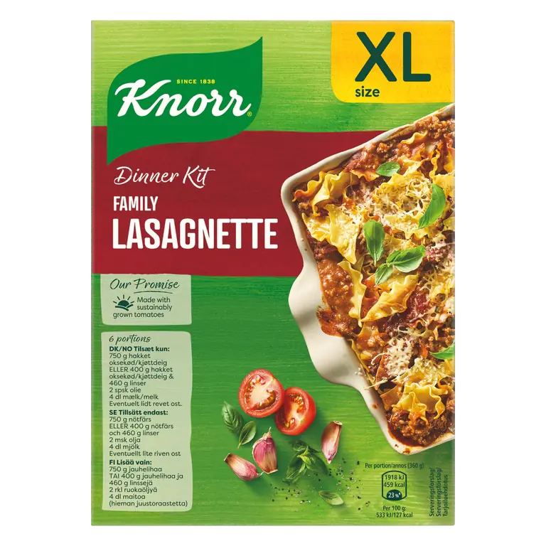 Lasagnette Family Dinnerkit