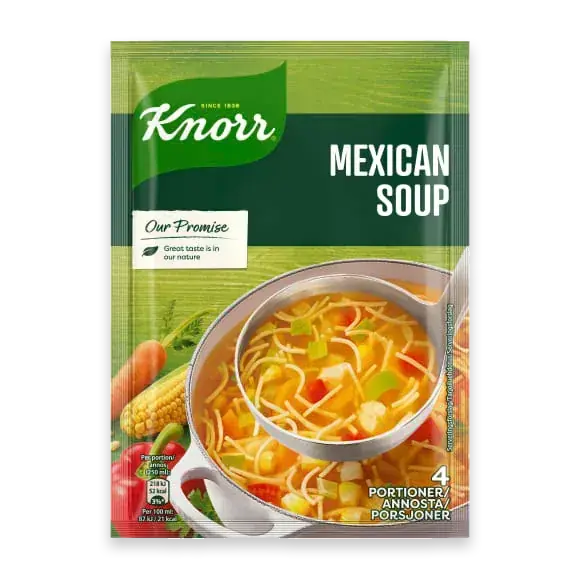 Mexicanasoppa Pulver/4 Port