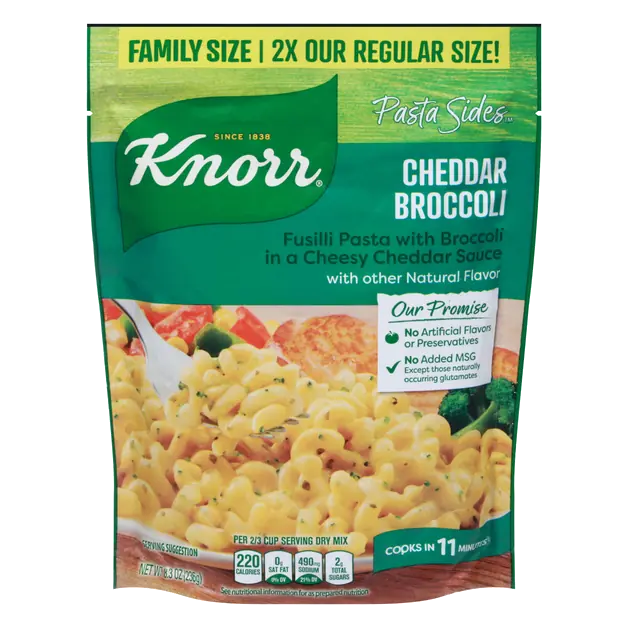 Pasta Sides Cheddar Broccoli Family Size