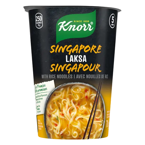 Rice Noodle Cup Singapore Laksa For A Light Soup Meal Ready In 5 Mins 70 g