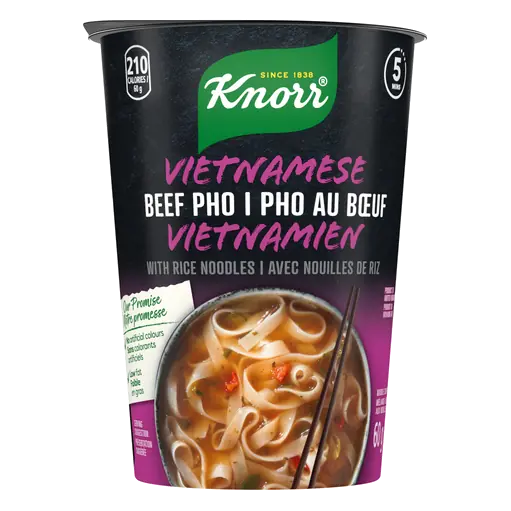 Rice Noodle Cup Vietnamese Beef Pho For A Light Soup Meal Ready In 5 Mins 60 g