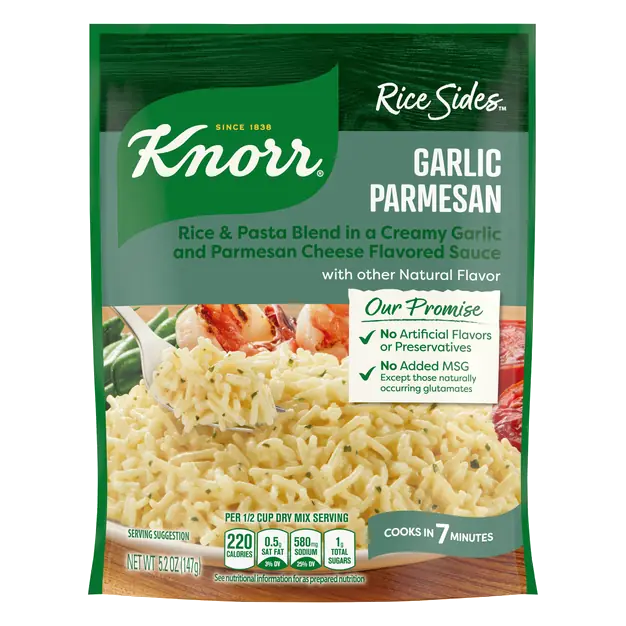Rice Sides Mix Garlic Parmesan