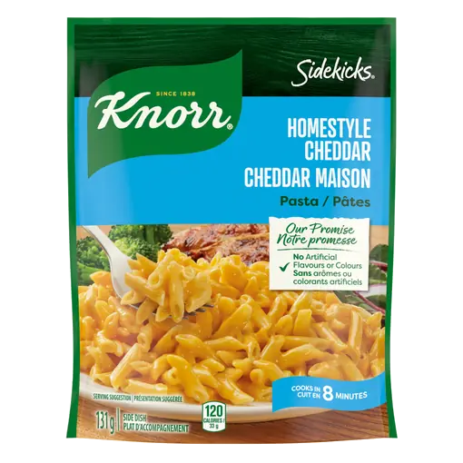 Sidekicks Pasta Side Dish Homestyle Cheddar For A Quick Meal 131 g