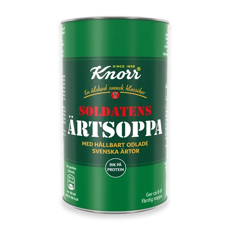 Soldatens ärtsoppa med Fläsk 570g