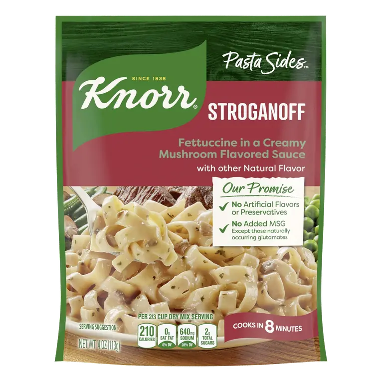 Stroganoff Fettuccine Pasta Side