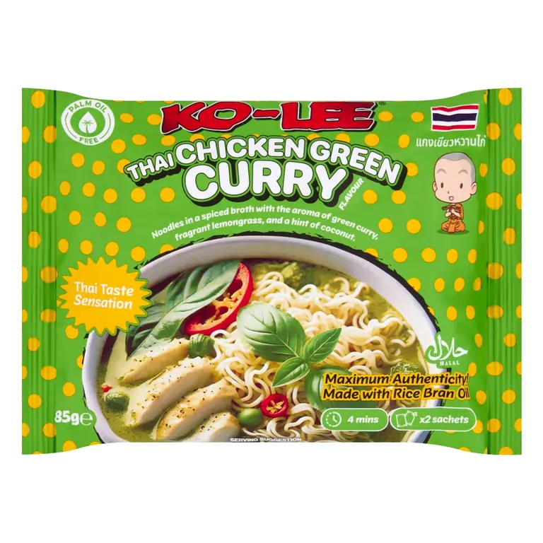 Taste Sensation Instant Noodle Chicken Green Curry Flavour