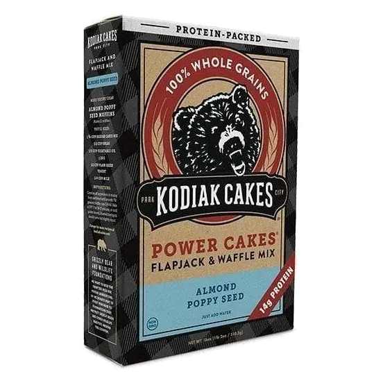 Almond Poppy Seed Power Cakes Flapjack & Waffle Mix