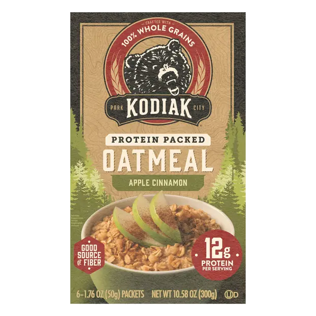 Apple Cinnamon Protein-Packed Hearty Instant Oatmeal - 6 ct