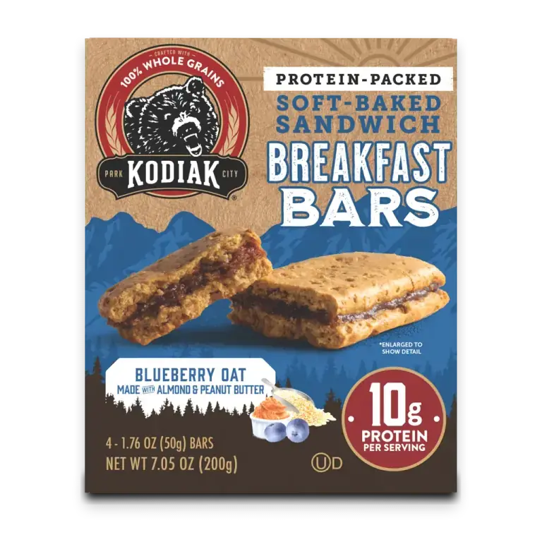 Blueberry Oat Protein Breakfast Bars