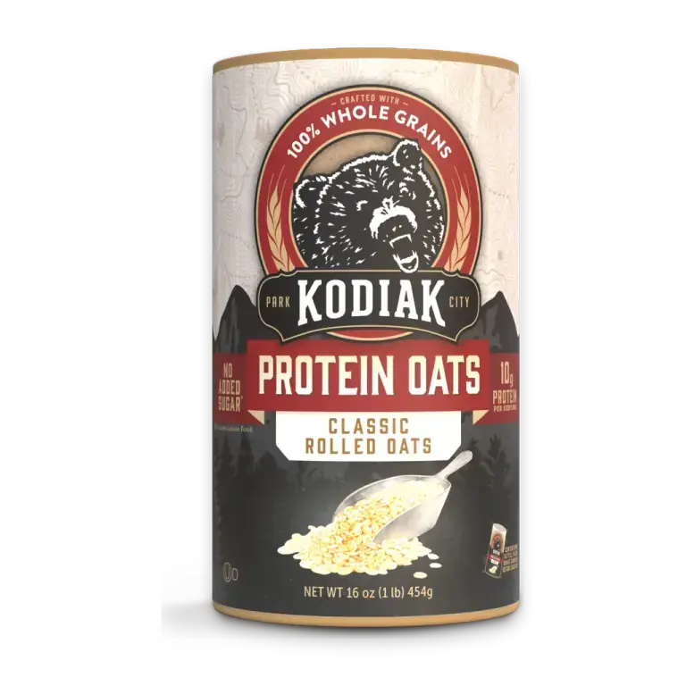 Kodiak Protein-Packed Classic Rolled Oats Canister with 10g Protein