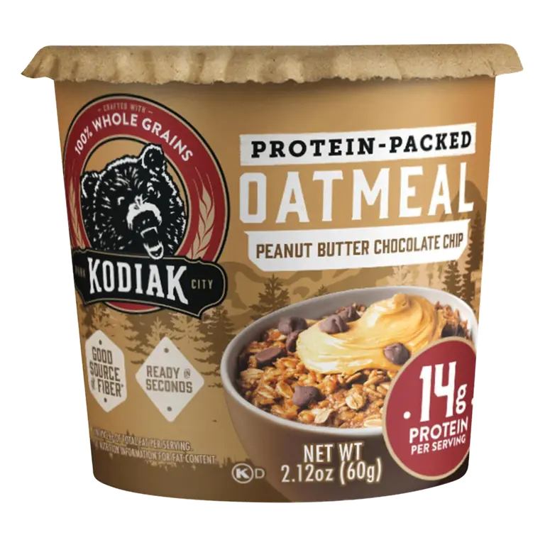 Peanut Butter Chocolate Chip Oatmeal Power Cup
