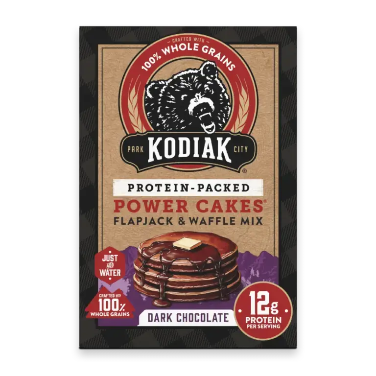 Cakes Protein-Packed Dark Chocolate Power Cakes Flapjack and Waffle Mix with 12g Protein