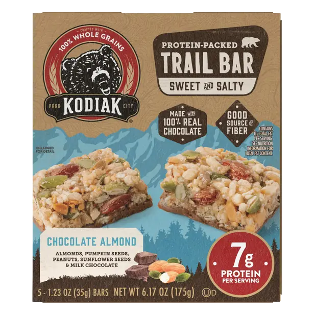 Chocolate Almond Protein Trail Bars - 5 ct