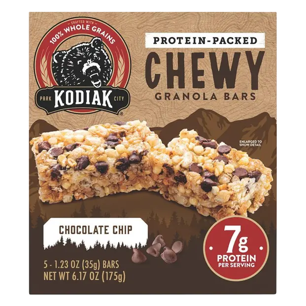 Chocolate Chip Chewy Protein Granola Bars - 5 ct