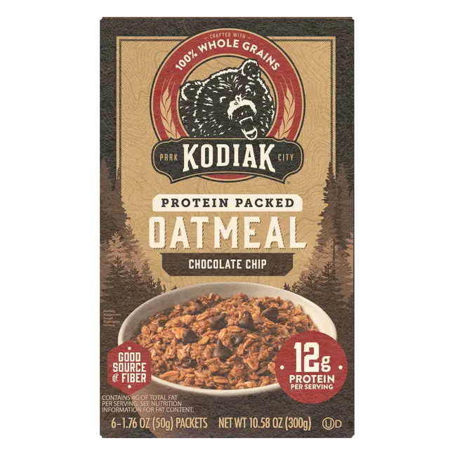 Chocolate Chip Protein-Packed Hearty Instant Oatmeal - 6 ct