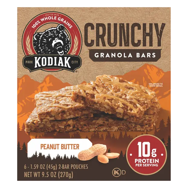 Crunchy Peanut Butter Granola Bars - 6 ct