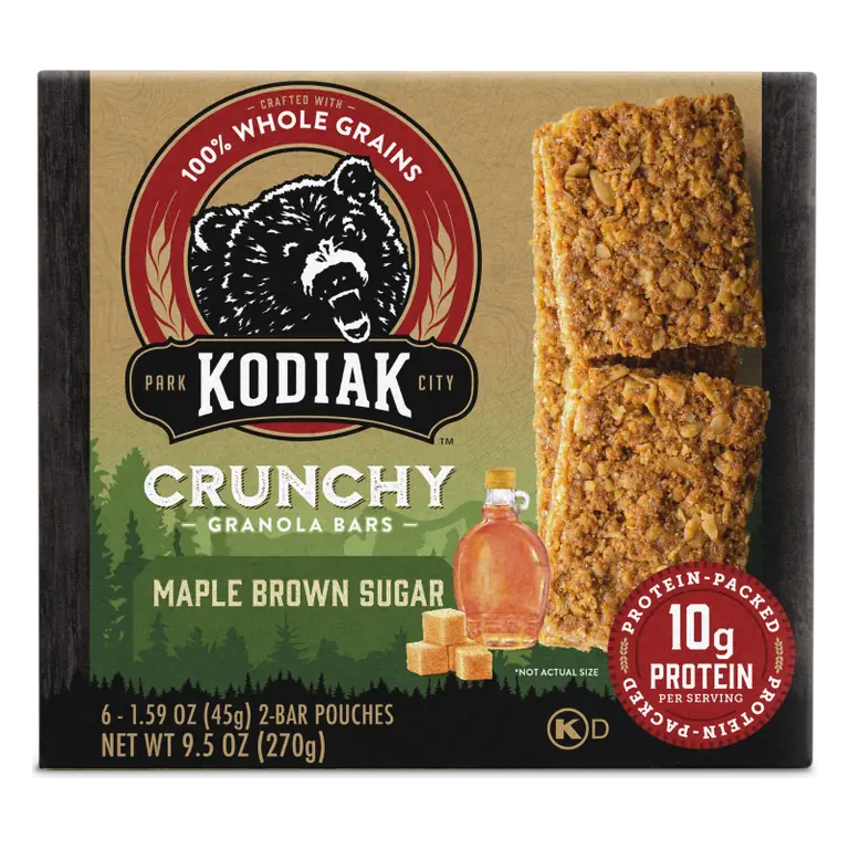Maple Brown Sugar Crunchy Granola Bars