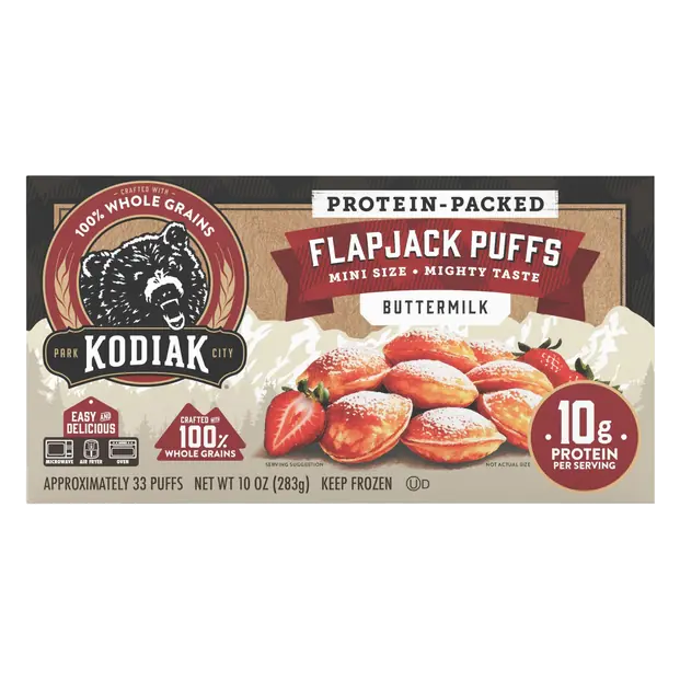 Mini Buttermilk 10g Protein-Packed Flapjack Puffs - apx 33 ct