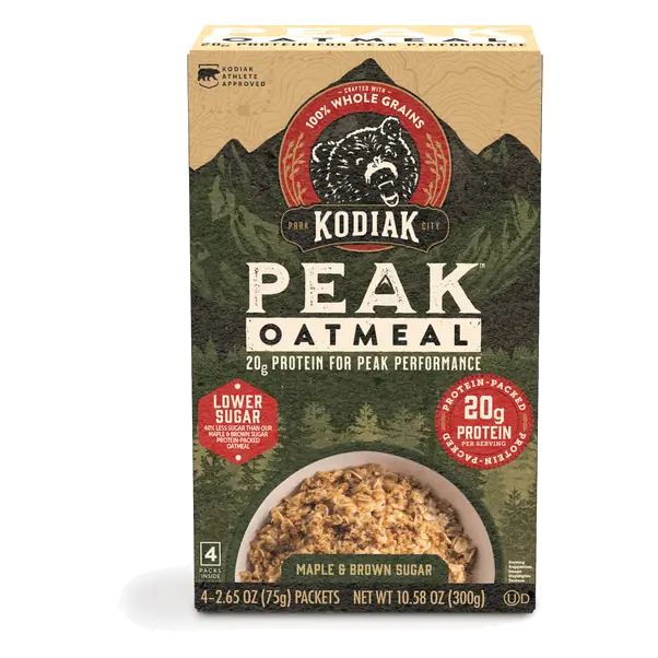 Peak Maple & Brown Sugar Protein Oatmeal - 4 ct