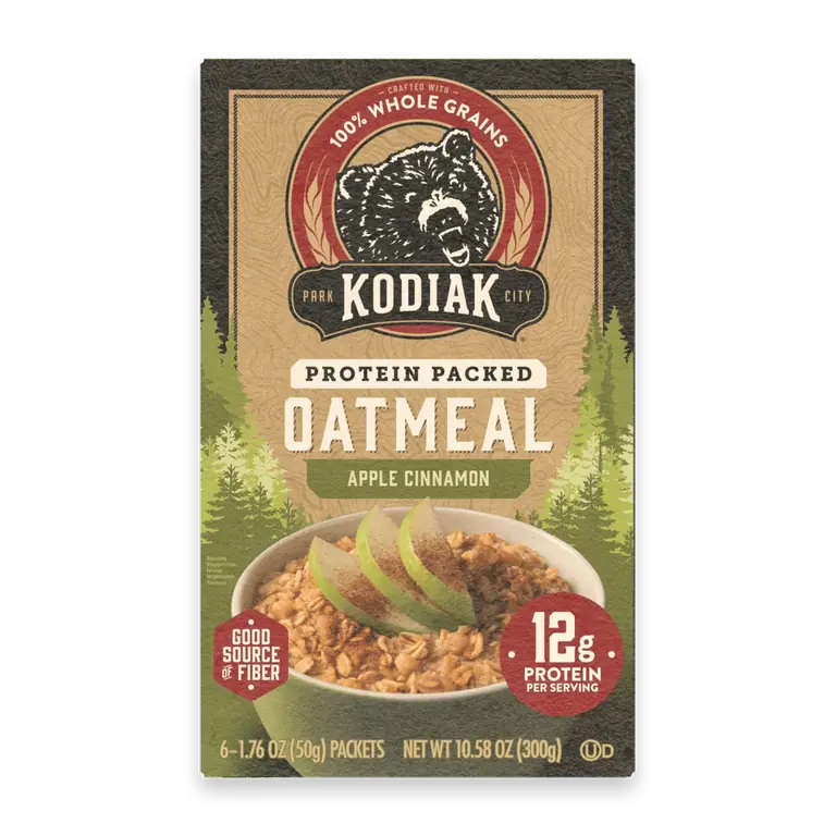 Protein-Packed Apple Cinnamon Oatmeal Packets with 12g Protein