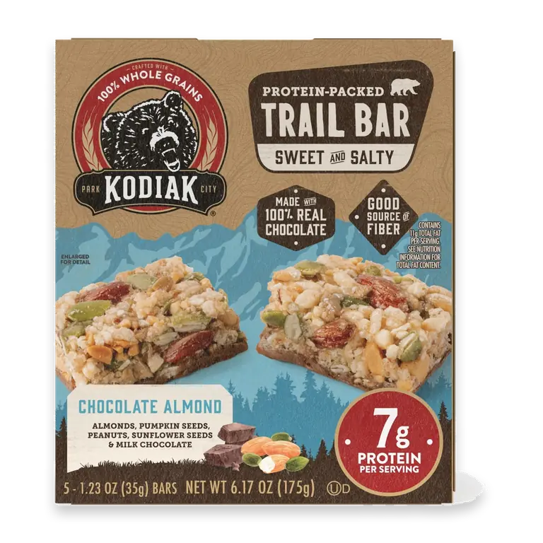 Protein-Packed Chocolate Almond Trail Bars