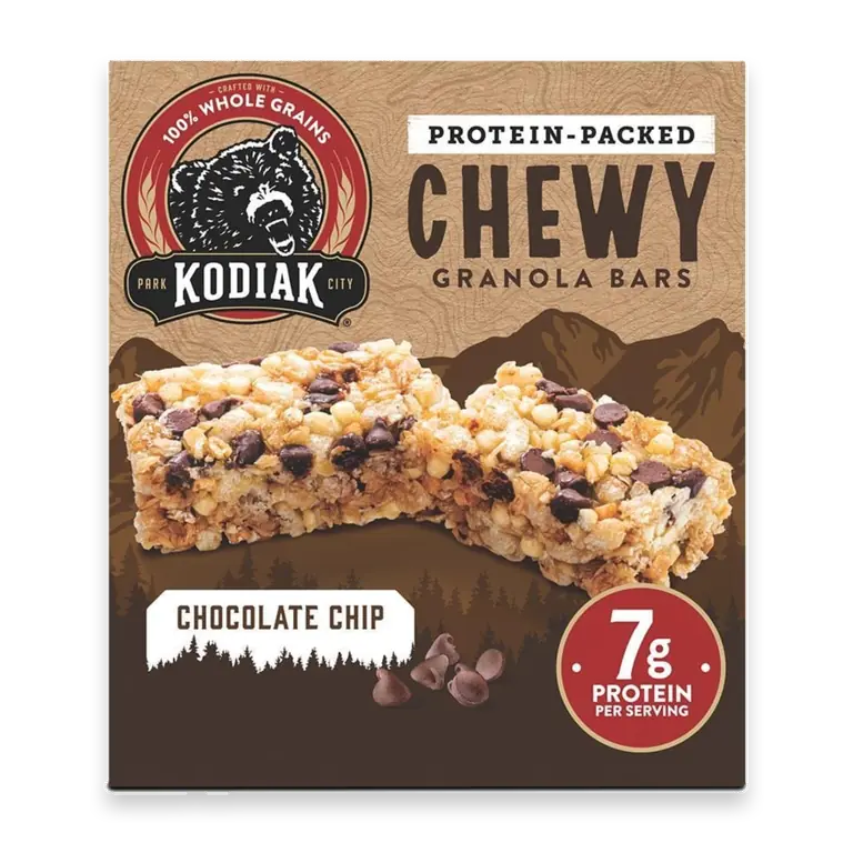 Protein-Packed Chocolate Chip Chewy Granola Bars
