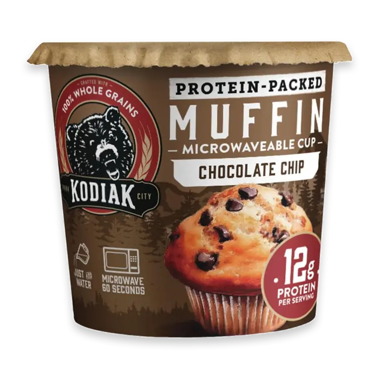 Protein-Packed Chocolate Chip Muffin Power Cup with 12g Protein
