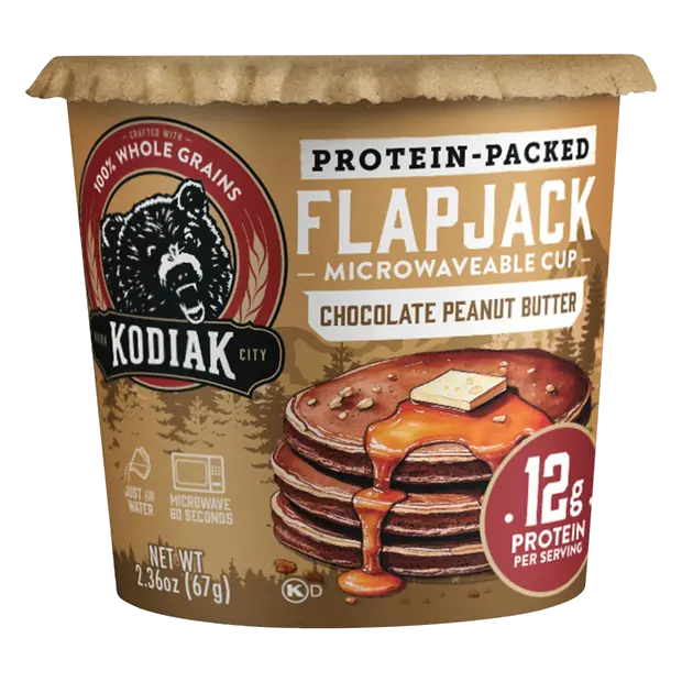 Protein Packed Chocolate Peanut Butter Flapjack Power Cup