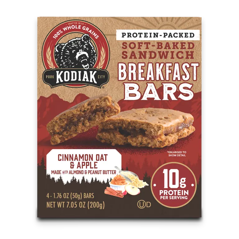 Protein-Packed Cinnamon Oat and Apple Breakfast Bars