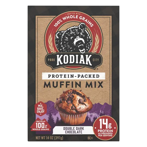 Protein-Packed Double Dark Chocolate Muffin Mix