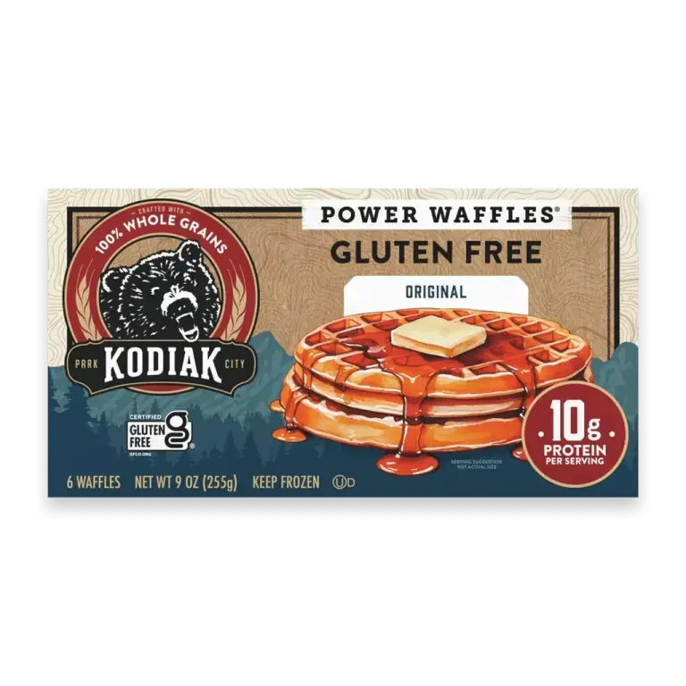Protein-Packed Gluten-Free Frontier Oat Frozen Power Waffles with 10g Protein
