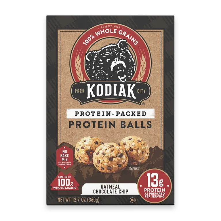 Protein-Packed Oatmeal Chocolate Chip No-Bake Protein Ball Mix with 13g Protein