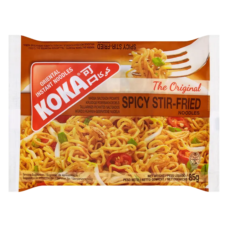Koka Oriental Instant Noodles The Original Spicy Stir-Fried Noodles 85g